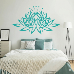 VINILO DECORATIVO FLOR DE LOTO ZEN ETN 001
