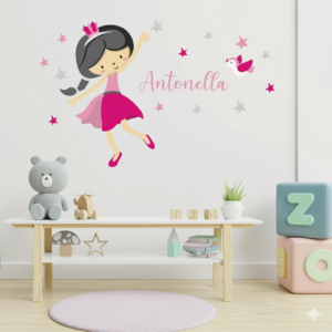 Vinilo Decorativo PRINCESA MÁGICA Vinilo Decorativo Princesa Mágica