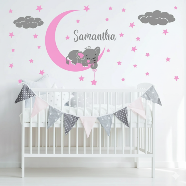 Vinilo Decorativo Infantil Elefantita Vinilo Decorativo Infantil Elefantita