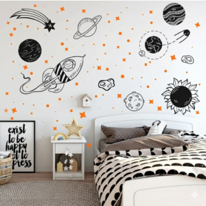 Set Vinilo decorativo Galaxia