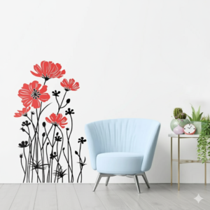 Vinilo decorativo Floral