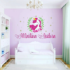 Vinilo Decorativo para Niña con Unicornio Mágico