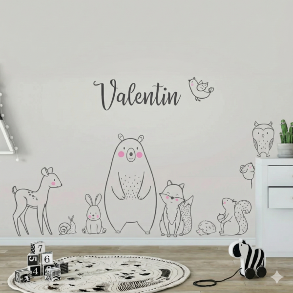 VINILO DECORATIVO ANIMALES