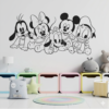 Vinilo decorativo mickey bebe y sus amigos