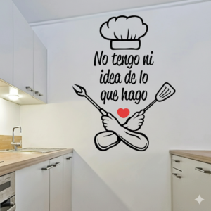 Vinilo Decorativo cocina CHEF HONESTO