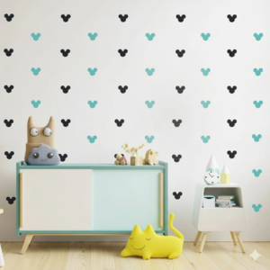 Set de Orejitas de Mickey en Vinilo Decorativo