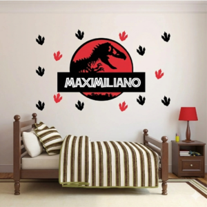 Vinilo decorativo Logo jurassic