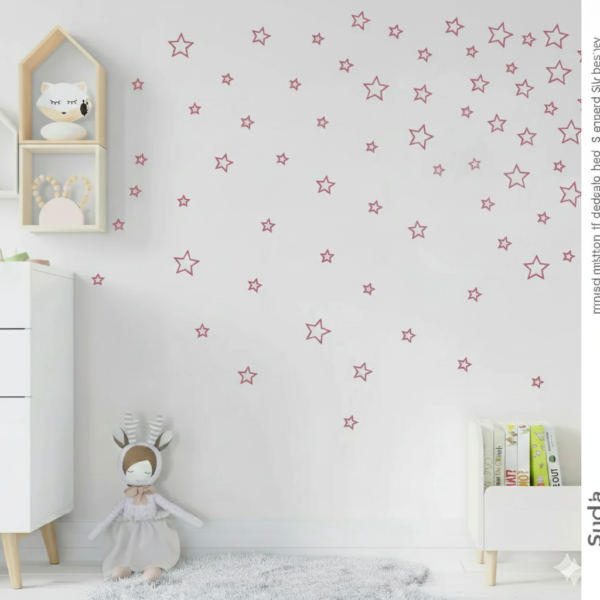 Set de estrellas en vinilo decorativo Set de estrellas en vinilo decorativo