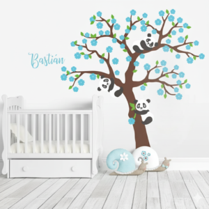 Vinilo decorativo árbol de panditas