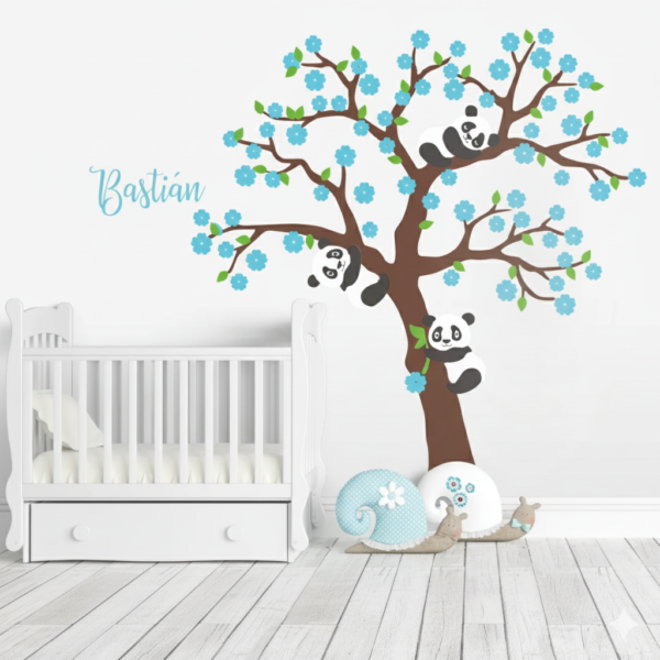 Vinilo decorativo árbol de panditas