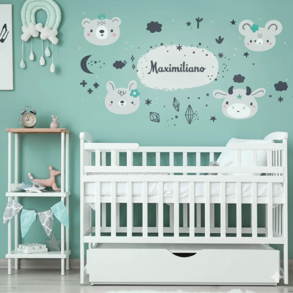 Vinilo Decorativo Caritas Soñadoras Vinilo Decorativo Caritas Soñadoras