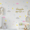 Vinilo Decorativo para niños con Flechas y Estrellas Nombre Personalizado Vinilo Decorativo para niños con Flechas y Estrellas Nombre Personalizado