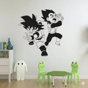 Vinilo Decorativo "Dúo de Guerreros Z"