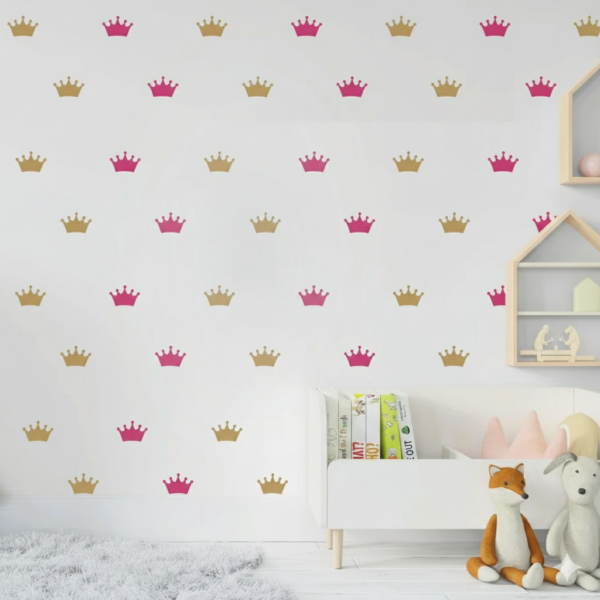 Set de Coronas de Princesa en Vinilo Decorativo Set de Coronas de Princesa en Vinilo Decorativo