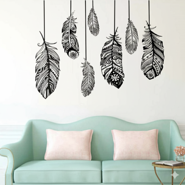 Vinilo decorativo PLUMAS BOHO