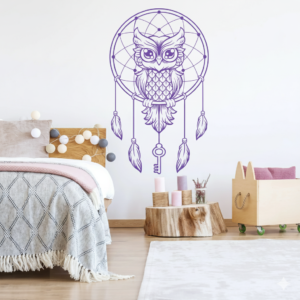 VINILO DECORATIVO BÚHO