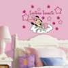 Vinilo Decorativo Minnie Bebé Dulces Sueños Colores