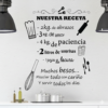Vinilo decorativo cocina nuestra receta