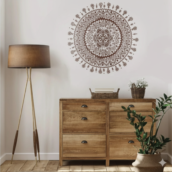 VINILO DECORATIVO MANDALA SOL MAN 021