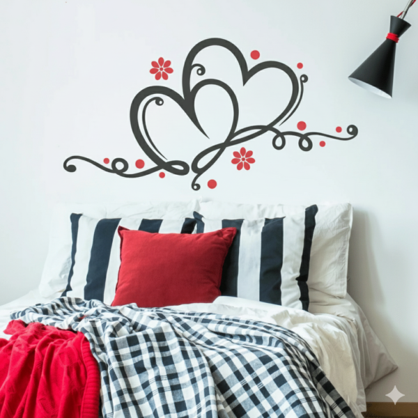 VINILO DECORATIVO CORAZONES