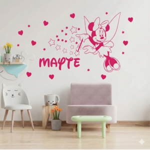 Vinilo decorativo Minnie hada Magica