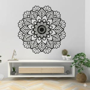 VINILO DECORATIVO MANDALA FLORECIENTE MAN 004