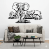 Vinilo decorativo manda de elefantes Vinilo decorativo manda de elefantes