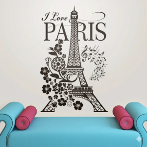 Vinilo decorativo i love