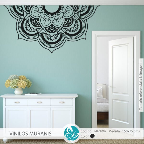 MAN 002M VINILO DECORATIVO MANDALA MAN 002M