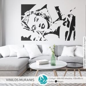 Vinilo Decorativo Elefante y Conejito Volando NIF 016
