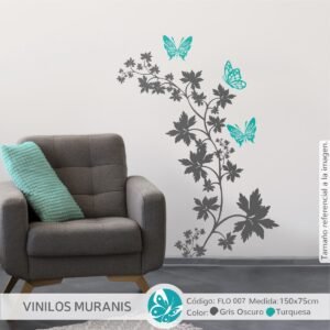 Vinilo Decorativo Elefante y Conejito Volando NIF 016