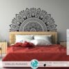 VINILO DECORATIVO MANDALA CABECERO RADIAL MAN 008M
