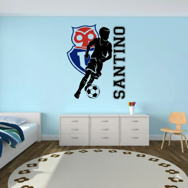 VINILO FUTBOL CORAZÓN